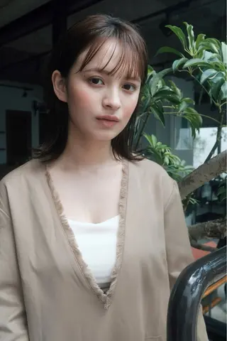 ミディアム カラー her所属・kaito /都立大学herのヘアスタイル