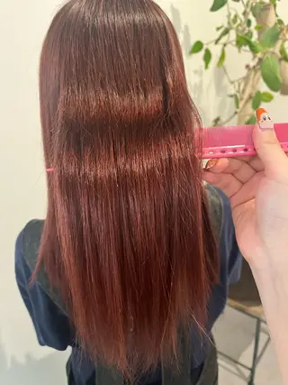 ロング カラー 黒川 綾音のヘアスタイル