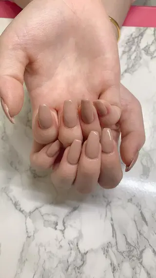 ネイル はな💎ネイル ワンホン、長さ出しのネイルデザイン