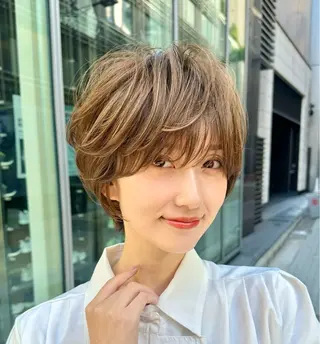 ショート 銀座/ショート特化/ 似合わせカット/といのヘアスタイル
