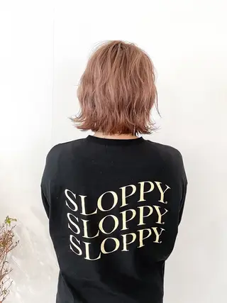 ミディアム カラー 梅田  illfrere 所属・イルフレール ryuのヘアスタイル