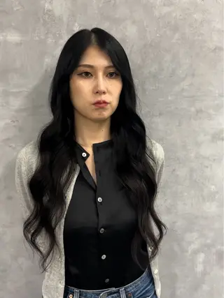 ロング 江田 悠真のヘアスタイル