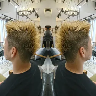 メンズ ショート ACROあべの店所属・艶カラー/インナー /グラデ/大西小百合のヘアスタイル