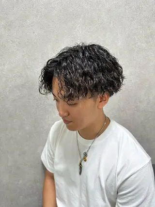 ショート パーマ メンズ 札幌美容室 /光👑のヘアスタイル