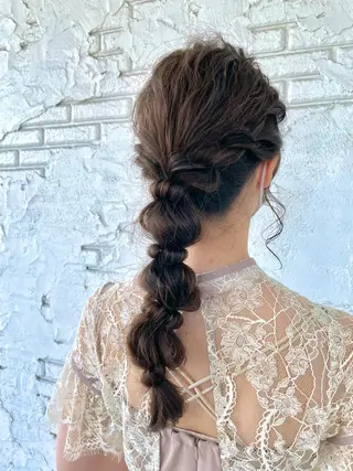 ヘアアレンジ 【髪質改善】 夏目結以のヘアスタイル