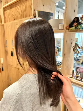 ミディアム カラー 透明感/ベージュ /kazui🐈のヘアスタイル