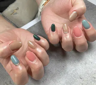 ネイル BURGUNDY keikoのネイルデザイン