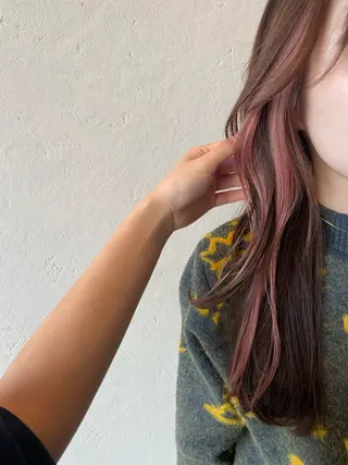 ロング カラー 希優🌺ソムリエ /ブリーチ/カットのヘアスタイル