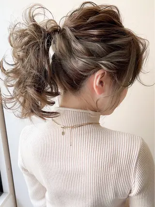 ヘアアレンジ メテオストレート✨ 山口一人のヘアスタイル