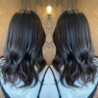 ロング カラー tocca 💜石田愛結💜のヘアスタイル