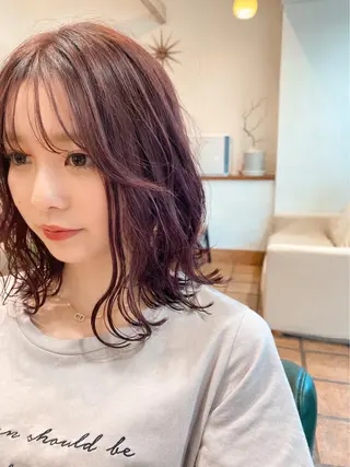 ミディアム カラー メンズカット特化柏駅 徒歩3分LOUのヘアスタイル