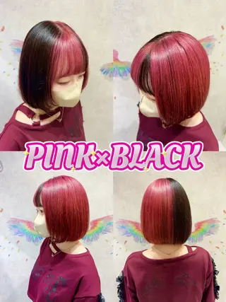ミディアム カラー 韓国ヘアー🦄ྀི オタク美容師🌈山本のヘアスタイル