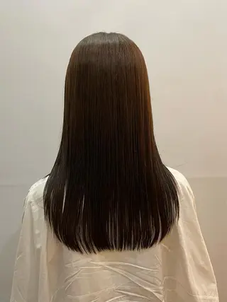 セミロング 高山🐬髪質改善 池袋で縮毛矯正のヘアスタイル