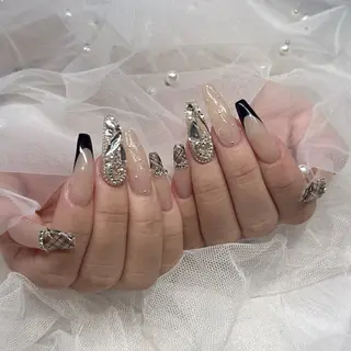 ネイル Ris🎀吹田ネイル ワンホン/ちゅるんのネイルデザイン