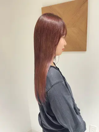 ロング カラー イヌマル アユ / Fier umedaのヘアスタイル