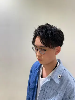 ミディアム 齋藤 大晟のヘアスタイル