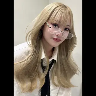 ロング 韓国レイヤー💋/ ワンホン/NANAのヘアスタイル