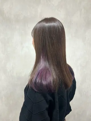 セミロング ウプ🦋marina takeuchiのヘアスタイル