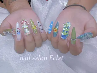 ネイル ネイルサロンエクラ 🫧Shizukaのネイルデザイン