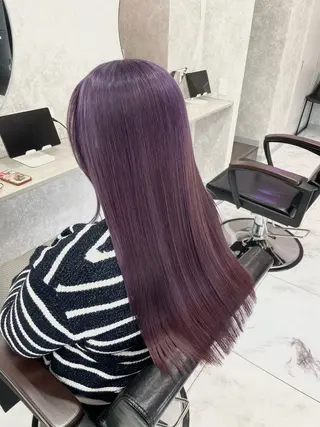 ロング 🦋ハイトーン🦋 石山 希理🦋のヘアスタイル