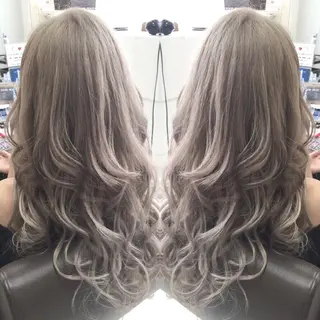 ロング カラー ヘアアレンジ KEISUKE🐶 馴染ませ/エクステのヘアスタイル