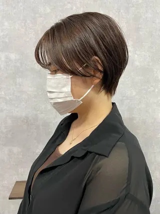 ショート C’LD hair produce /シールドヘア所属・モテ髪/ボブ/ショー ト/アダチフウトのヘアスタイル