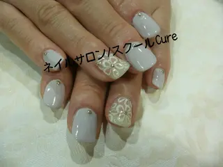 ミディアム ネイル ネイルサロン Cureのネイルデザイン