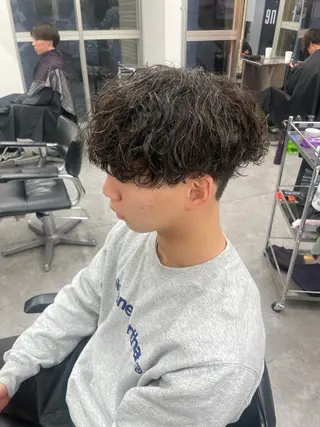 パーマ メンズ 町田エリアＮｏ．１/ パーマ特化/太田京希のヘアスタイル