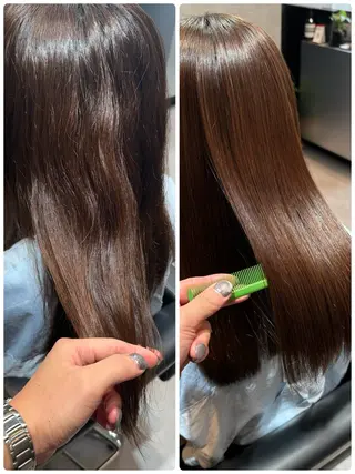 ロング BUCKS所属・坂谷 BUCKS/縮毛矯正のヘアスタイル