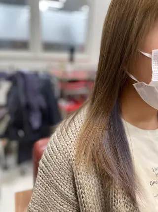 ロング カラー 💫カットパーマ💫 伊原虎太郎のヘアスタイル