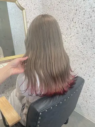 ロング カラー lani hair salon所属・SHOTO ハイトー ン/デザインカラーのヘアスタイル