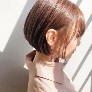 ショート カラー パーマ ヘアアレンジ キッズ ネイル マツエク・マツパ ショート/ボブ /パーマ🌿柏原良亮のヘアスタイル
