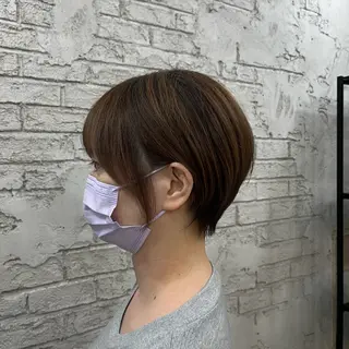 ショート メイク/ケアカラー 🐬HIKARU🐬のヘアスタイル