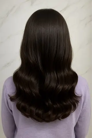 パーマ コテ巻きパーマ/ 韓国レイヤー/ナオのヘアスタイル