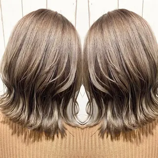 ミディアム カラー パーマ ヘアアレンジ RecheRche【池袋】所属・👑指名率No.1 👑坂口飛翔のヘアスタイル