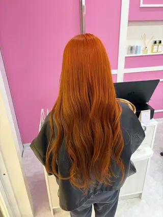 ロング カラー ブリーチ⏳艶カラー Natsukiのヘアスタイル