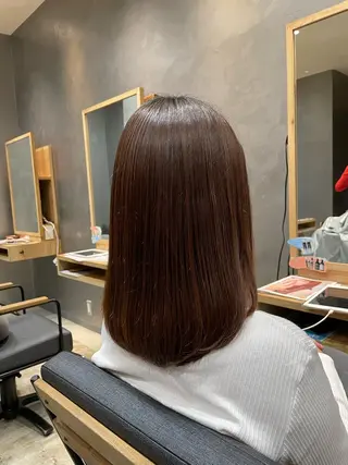 ミディアム inity　杉本 美羽のヘアスタイル