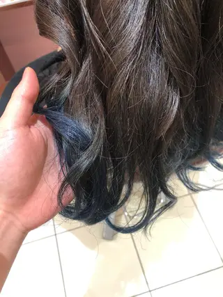 ミディアム カラー 大阪長居🌱野見山 卓也のヘアスタイル