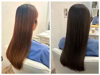 ロング 木津奈保子💚 ✨艶髪のヘアスタイル