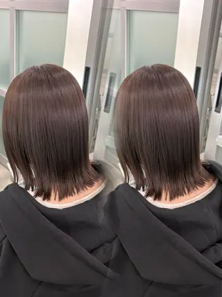 ミディアム 瀬山 杏奈のヘアスタイル