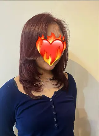 ミディアム ✂韓国レイヤー 🦋みやび🪽のヘアスタイル