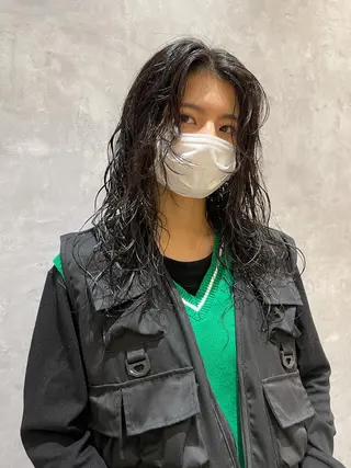 ロング カラー ヘアスタイルは 『キーちゃん』に!のヘアスタイル