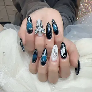 ネイル 🎀nana🫧 ワンホンネイル🎀のネイルデザイン