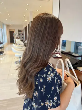 カラー nehus nagaoka所属・🖤複雑履歴ブリーチ Mizuki 🖤のヘアスタイル