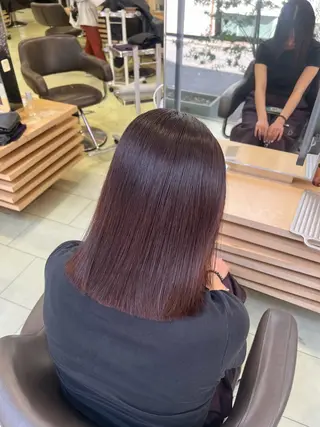 カラー 艶カラー/eye 🫧ྀི/栞のヘアスタイル