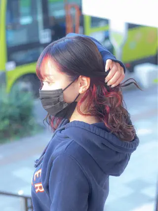 ミディアム ショート/ボブ ハイトーン❤️原航平のヘアスタイル