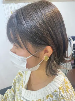 ミディアム カラー 銀座⚜️【脱白髪染め 美髪矯正】トグチのヘアスタイル