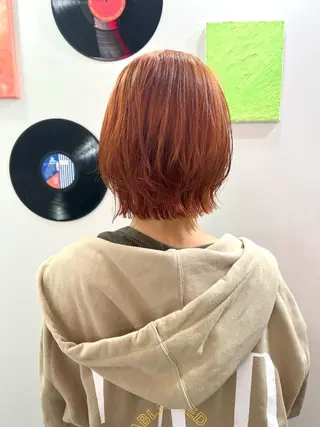 ショート カラー ヘアアレンジ 🧨ブリーチー×ボブ レイヤー💎じゅえるのヘアスタイル