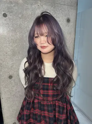 カラー ️💜akari💜 ハイトーン/レイヤーのヘアスタイル