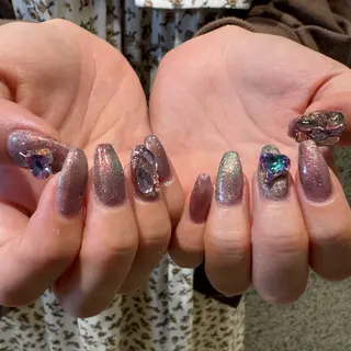 ネイル RIEKO🍒 ワンホン♡推しネイルのネイルデザイン